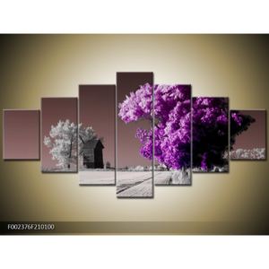 Obraz fialově zbarveného stromu (F002376F210100)