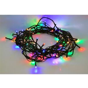 Solight LED venkovní vánoční řetěz, 200 LED, 20m, přívod 5m, 8 funkcí, časovač, IP44, vícebarevný 1V102-M