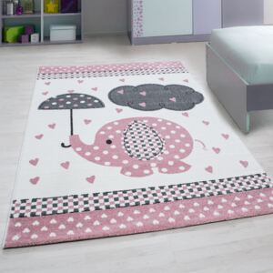 Ayyildiz Kusový koberec dětský Kids 570 růžový sluně 160x230 cm
