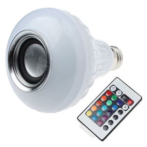 RGB LED disco žárovka s bluetooth E27 7W (LED žárovka RGB E27 7W bluetooth)