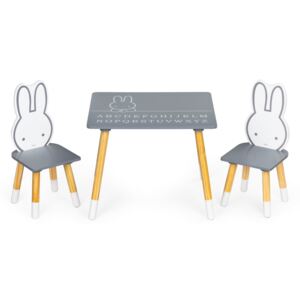 Dětský stůl s židlemi Ecotoys dřevěný