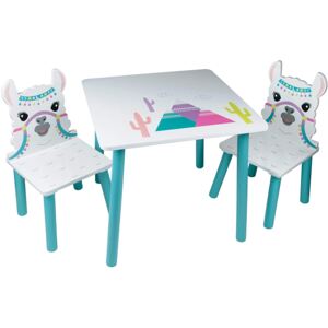 BHome Dětský stůl s židlemi Alpaka