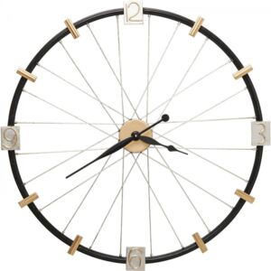 KARE DESIGN Nástěnné hodiny Spoke Wheel 80 cm