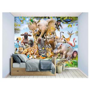 Walltastic Safari - fototapeta na zeď 305x244 cm