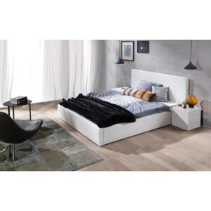 Čalouněná postel G3 180cm bílá