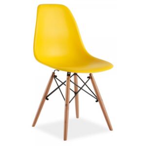 Jídelní židle Enzo žlutá