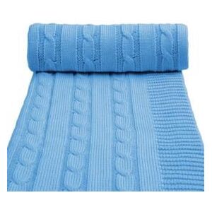 TTOMI T-TOMI Pletená deka, modrá