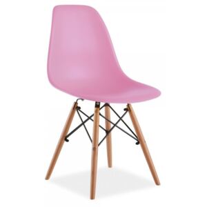 Jídelní židle Enzo růžová