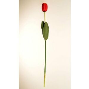 Umělá květina Tulipán červená, 60 cm