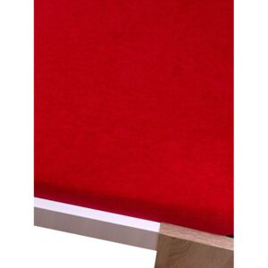 Homa froté prostěradlo červená - 100 x 200 cm