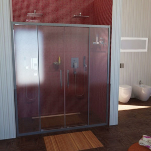 Polysan LUCIS LINE sprchové dveře 1600mm, čiré sklo DL4315