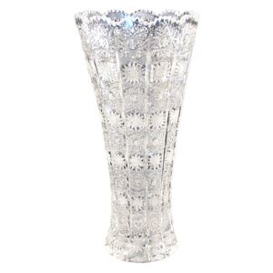 Váza křišťál skleněná broušená 41 cm