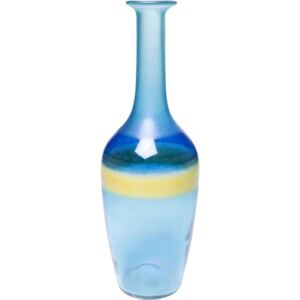 KARE DESIGN Modrá skleněná váza Blue River 53cm