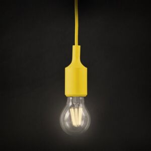 PHENOM Závěsné svítidlo E27/230V/IP20, žluté