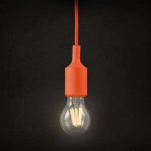 PHENOM Závěsné svítidlo E27/230V/IP20, oranžové