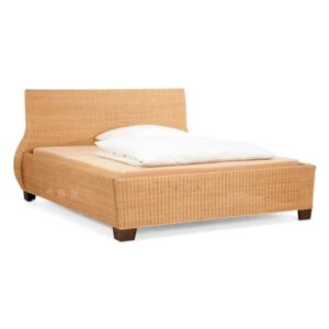 Ratanová dvoulůžková postel 180x200 Manisa Komfort