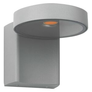 ACA Lighting LED venkovní nástěnné svítidlo POREA 10W/230V/3000K/650Lm/120°/IP54, šedé
