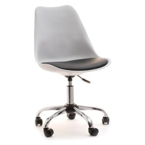 Kancelářská židle BON bílá, černá