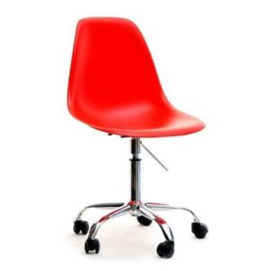 Otočná židle MOBI Červená