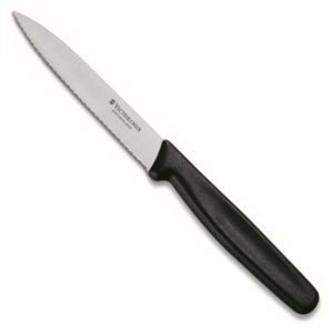 Nůž na zeleninu zoubkovaný STANDARD 10 cm červený - Victorinox