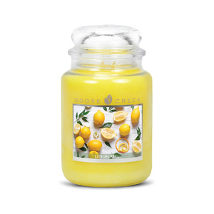 Svíčka 0,68 KG Citronová kůra, aromatická ve skle