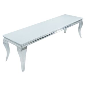 TV stolek Silver Barok 160cm bílý, stříbrný
