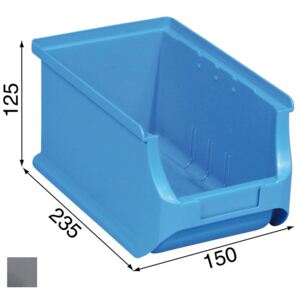 Allit Plastové boxy PLUS 3, 150 x 235 x 125 mm, šedé, 24 ks + Záruka 7 let