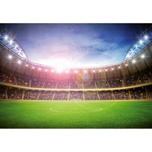WG167 Papírová celostěnová obrazová fototapeta Stadium at Night - fotbalový stadion, velikost 368x254 cm