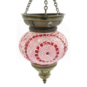Šeherezád Orientální skleněná mozaiková lampa Salma - závěsná