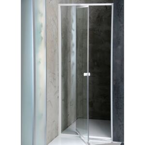 Aqualine Aqualine AMICO sprchové dveře výklopné 1040-1220x1850 mm, čiré sklo