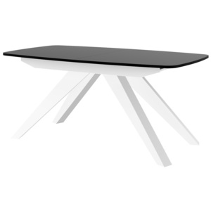 Hubertus Rozkládací jídelní stůl MAKANI Barva nábytku: Černo/bílá