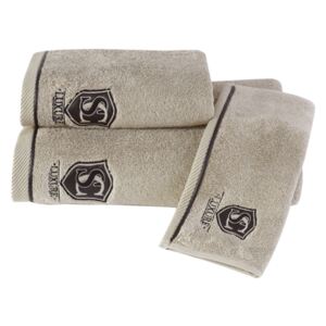 Dárkové balení ručníků a osušek LUXURE Béžová, 580 gr / m², Česaná prémiová bavlna 100%