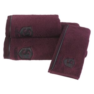 Dárkové balení ručníků a osušek LUXURE Bordo, 580 gr / m², Česaná prémiová bavlna 100%