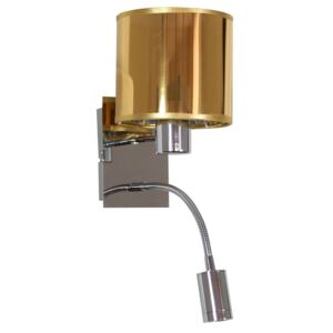 Nástěnné moderní osvětlení LAZZARO, zlaté Clx LAZZARO 10023518