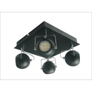 Moderní LED stropní bodové osvětlení TEMISTOCLE, černé Clx TEMISTOCLE 10023863