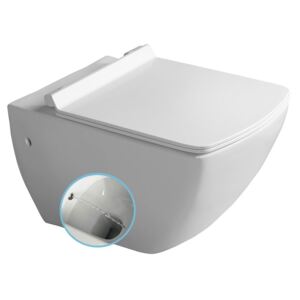 Isvea Isvea PURITY WC závěsné s bidetovou sprškou 35x55,5cm, bílá
