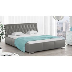 Čalouněná postel Merini, Rozměr postele: 160x200, Barva:: ekokůže Soft 029