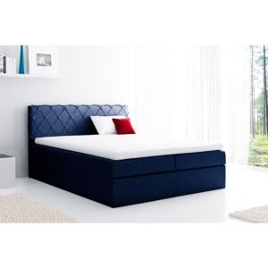 Kontinentální postel Narcyz, Rozměr postele: 200 x 200 cm, Barva:: Velluto 11