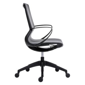Moderní kancelářská židle Vision Barva: tmavě šedá/rám černá