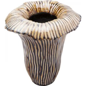 KARE DESIGN Hnědá keramická váza Mushroom 27cm