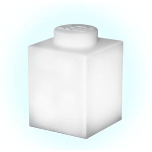 Bílé silikonové noční světýlko LEGO® Classic Brick