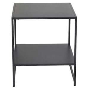 Staal příruční stolek s poličkou černý