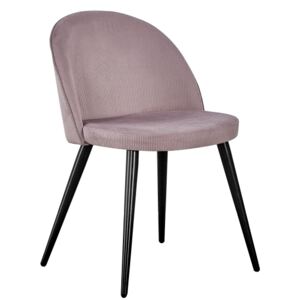 Velvet Manchester židle růžová
