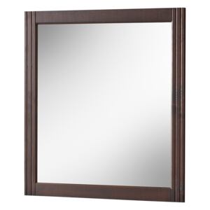 Zrcadlo RETRO v hnědém rámu klasické, hnědá rozměry: 73 x 2 cm