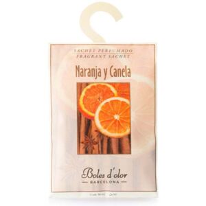 Boles d'olor - vonný sáček Naranja y Canela (Pomeranč a skořice) 90 ml (Klasická vůně skořice a pomeranče.)