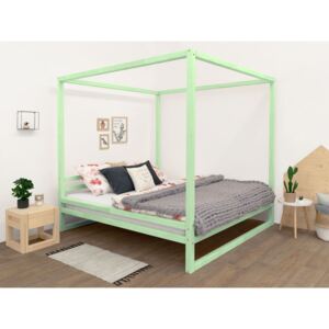 Benlemi Dvoulůžková postel Baldee 180x190 cm Barva: Pastelová zelená