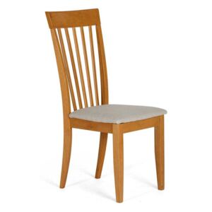 Dřevěná židle s čalouněným podsedákem Merano