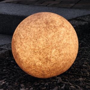 Světlá dekorativní koule Mundan, 30 cm, terakota