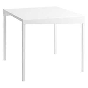 Nordic Design Bílý kovový konferenční stolek Narvik 50 cm