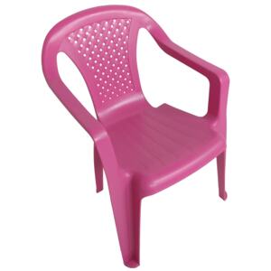 Dětská plastová židlička Bambini, II. jakost, růžová